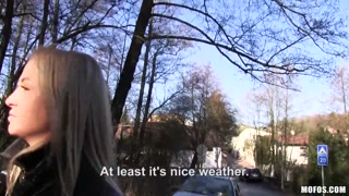 Euro Blonde Gets Nailed Outside - passionate whores in HD BIGWHORE.COM