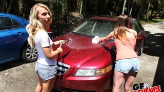 Car Sex with Athletic Amateur Girls - HD의 열정적인 창녀 BIGWHORE.COM
