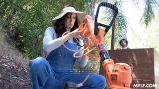 Yard Work Turns Hot with Reagan Foxx MILF - passionate whores in HD BIGWHORE.COM