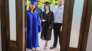 College Prep Foursome – Stepdad & Stepson Share Stepdaughters - puttane appassionate in HD BIGWHORE.COM