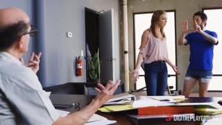 Eliza Ibarra in Hardcore Office Gangbang - Big Cock Action - pelacur berahi dalam HD BIGWHORE.COM