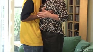 BBW Blonde in Lingerie Deep Throats Interracial Cock - namiętne dziwki w HD BIGWHORE.COM