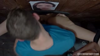 Sexy Czech Blonde Takes Big Cock in Gloryhole - putains passionnées en HD BIGWHORE.COM