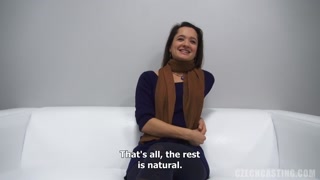 Irina - Czech Brunette Takes Big Cock in Casting - puttane appassionate in HD BIGWHORE.COM