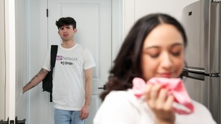 POV: Long Haired Tanned Beauty Gives Blowjob and Facial - putains passionnées en HD BIGWHORE.COM