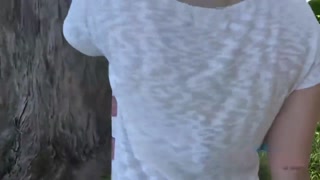 Small-titted Cali Hayes squirts in outdoor creampie scene - putains passionnées en HD BIGWHORE.COM