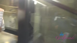 Shaved Blonde Paris White Pisses & Plays in Wild Bath Time - POV amateur - putas apasionadas en HD BIGWHORE.COM