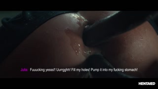 Casca Zahara's anal tentacle kink leads to extreme cumflation - passionate whores in HD BIGWHORE.COM