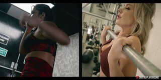 Triple Threat: FFM Threesome - puttane appassionate in HD BIGWHORE.COM