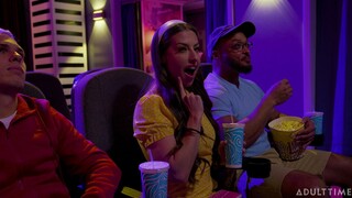 Double Blowjob & Rimming – Petite Brunette Takes Two Cocks - puttane appassionate in HD BIGWHORE.COM