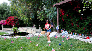 Red, White, and Cum on Tits - prostitutas apaixonadas em HD BIGWHORE.COM
