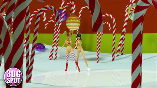 Brunette Dancers in Glasses - โสเภณีที่มีความหลงใหลใน HD BIGWHORE.COM