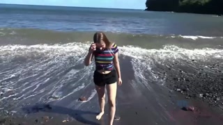 GF Niki Snow loves outdoor sex - Beach fingering & POV ride - putas apasionadas en HD BIGWHORE.COM