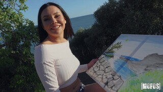 Sasha Coxx in Artsy Outdoor Fuck - gepassioneerde hoeren in HD BIGWHORE.COM