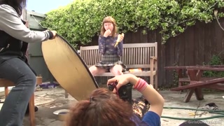 Dixie’s Behind the Scenes Banana Fun - puttane appassionate in HD BIGWHORE.COM