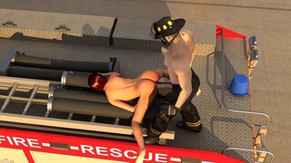 Cum on Firefighter's Tits - โสเภณีที่มีความหลงใหลใน HD BIGWHORE.COM