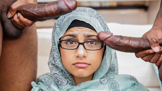 Mia Khalifa's Interracial Threesome with Huge Cock - passionate whores in HD BIGWHORE.COM